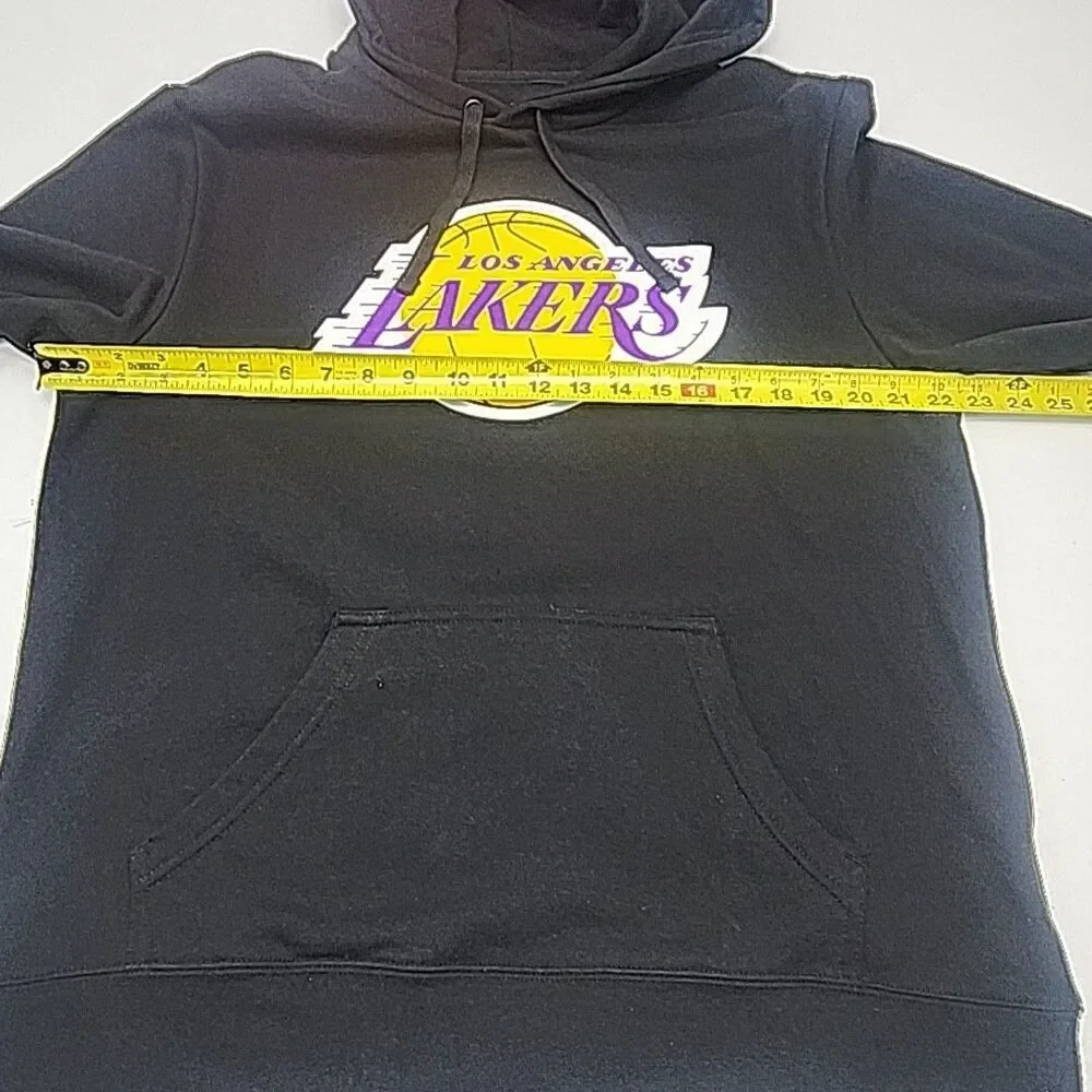 Fanatics LA Lakers Hoodie Sweatshirt Black Men Sz Large NBA Basketball NEW